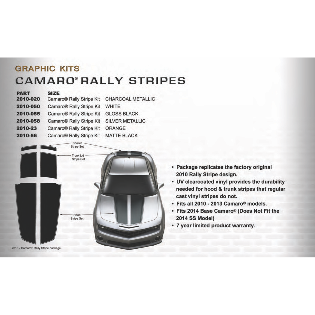 Camaro® Rally Stripe Kits